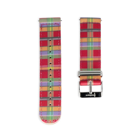Coral Plaid